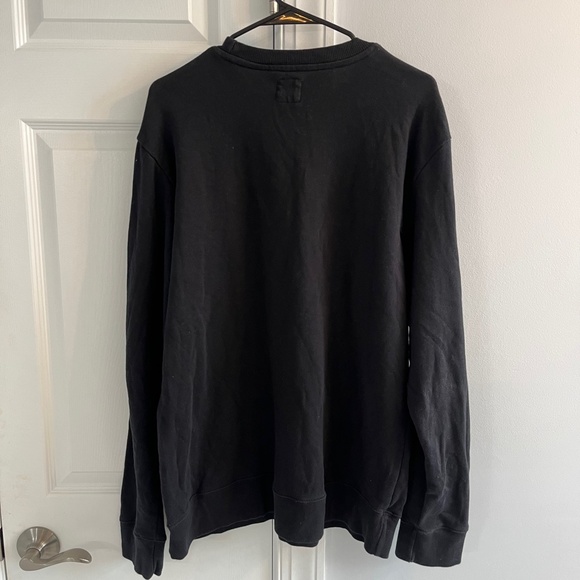 Vintage Champion Black Oversized Crewneck Sweatshirt - Picture 2 of 4